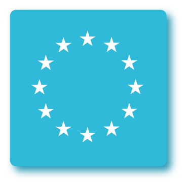 Icon mit EU-Symbol
