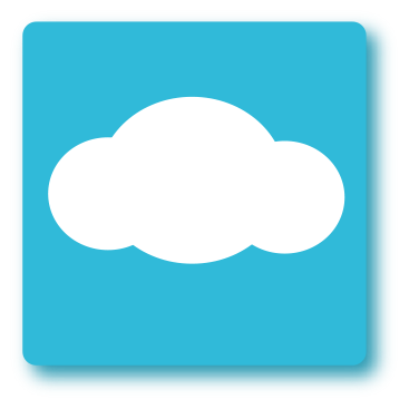 Icon mit Cloud